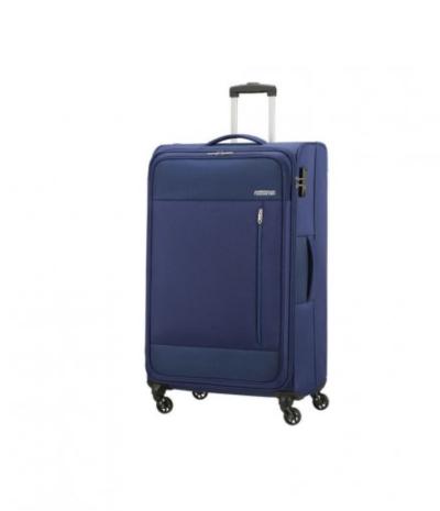 Heat Wave Valigia trolley (4 ruote) blu scuro 68 cm