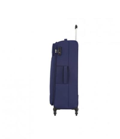 Heat Wave Valigia trolley (4 ruote) blu scuro 68 cm